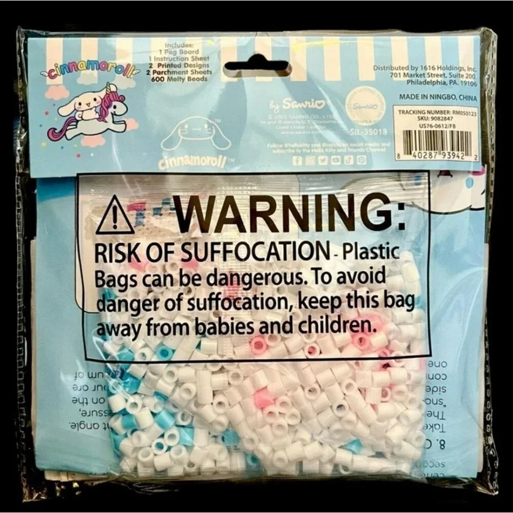 ❤️2/$18 NEW Hello Kitty Heat &Fuse 3D Melty Beads Craft ~Cinnamoroll